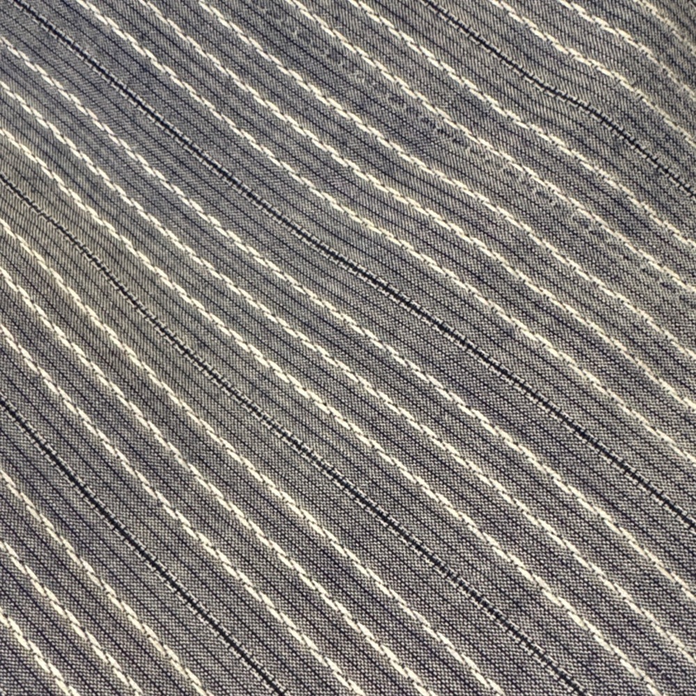 Vintage Blue and White Striped Midi Dress - Picture 10 of 10